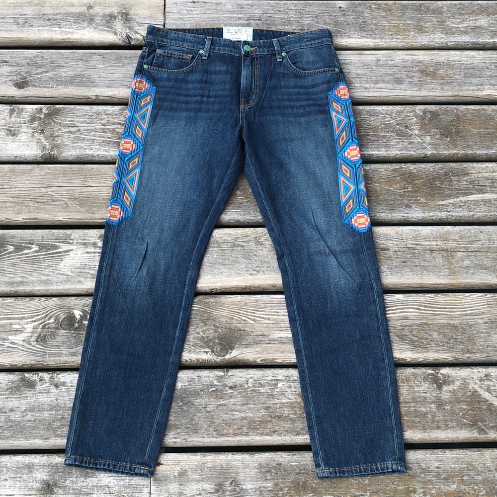 NWOT Handmade OriginalBoutique Jeans Sandrine Rose